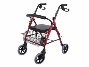 Rollator-4-rou Rollator 4 Roues avec Siège et Dossier : Confort et Sécurité au Quotidien