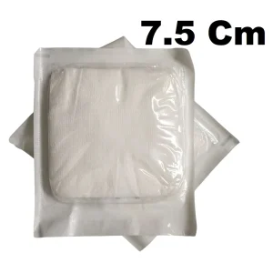 Compresse de gaze stérile 7.5×7.5 cm/ sachet de 10