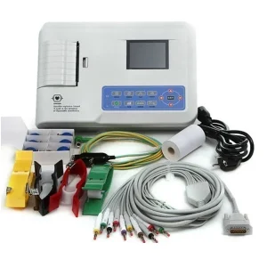 ECG 3 pistes Contec avec interprétation