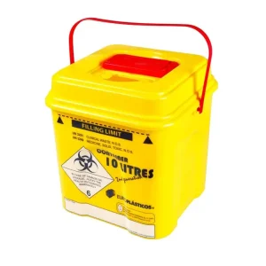 Poubelle DASRI collecteur d'aiguille 10L