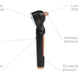 Otoscope Spengler SmartLED 5500 à fibres optiques